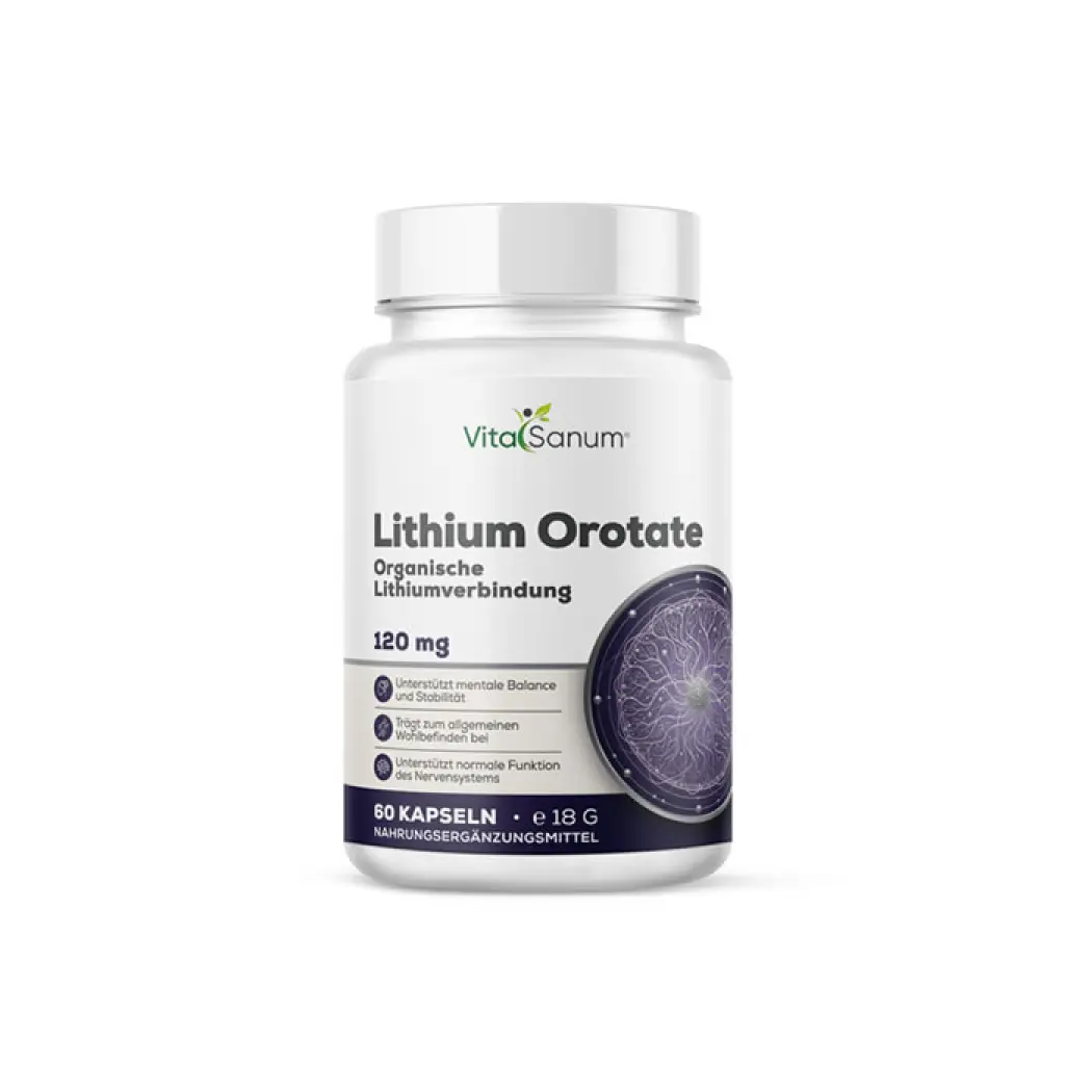 Lithiumorotat 120 mg - 60 Kapseln — VitaSanum