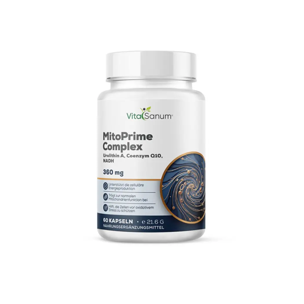 VitaSanum MitoPrime Complex, Urolithine A, Q10, NADH — VitaSanum