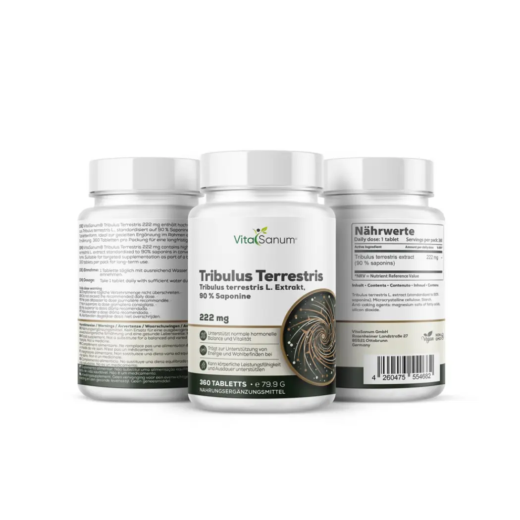 VitaSanum Tribulus terrestris 222 mg – 360 comprimés — VitaSanum