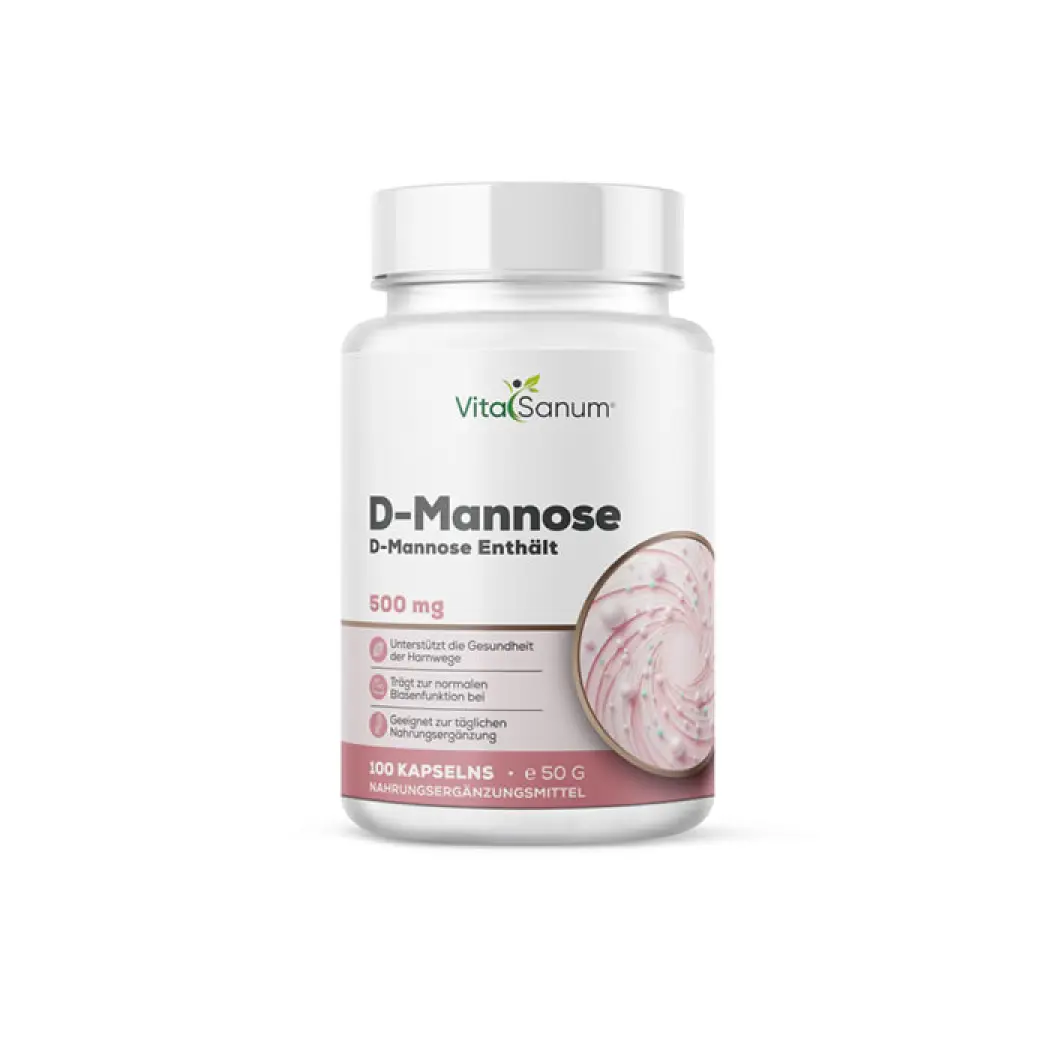 VitaSanum D-Mannose 500 mg – 100 Kapseln — VitaSanum