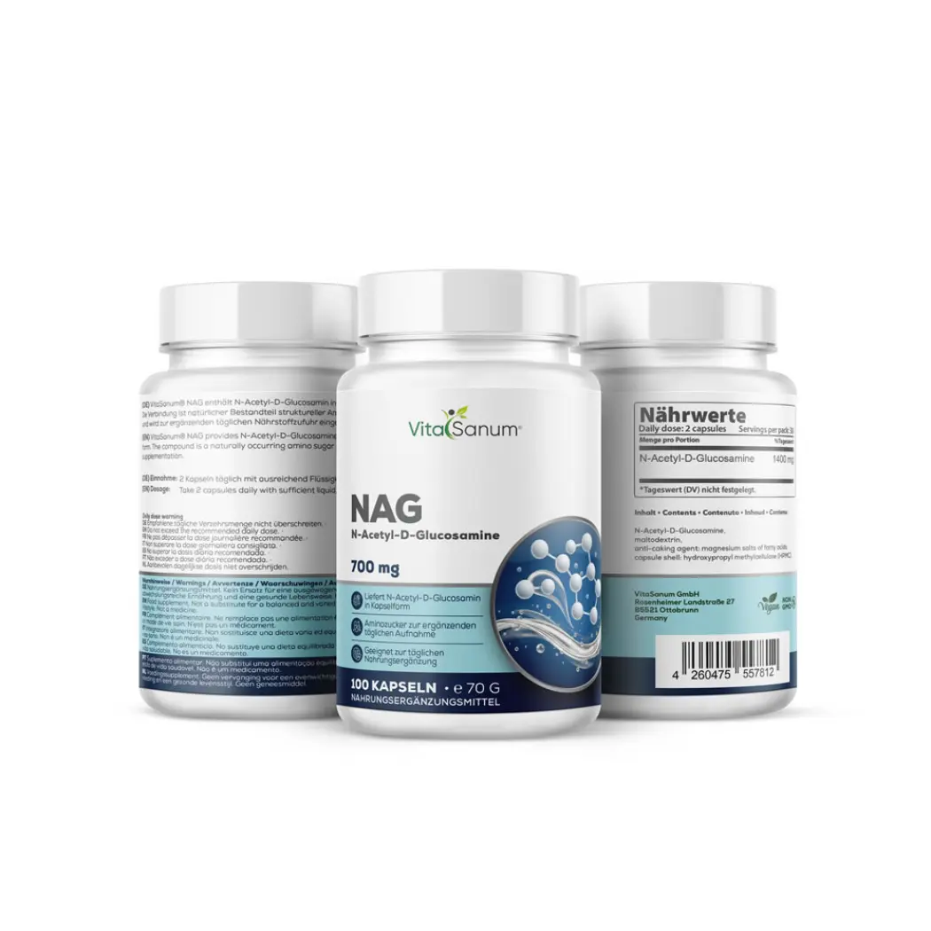 N-Acetyl-D-Glucosamin 700 mg – 100 Kapseln — VitaSanum
