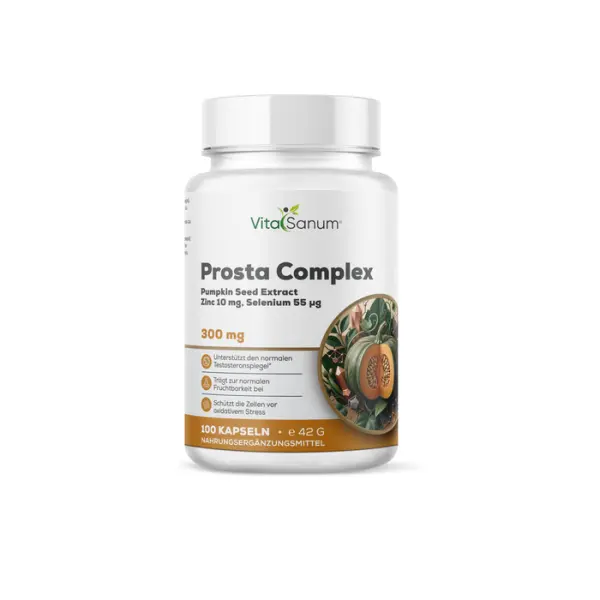 Courge 300 mg, zinc, sélénium – 100 gélules