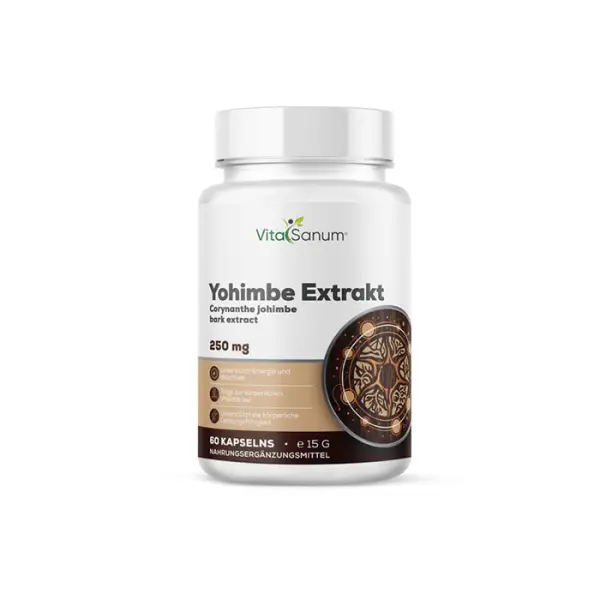 VitaSanum® – Yohimbe 250 mg 60 Kapseln