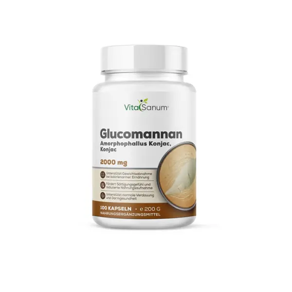 Glucomannan 2000 mg – 100 Kapseln