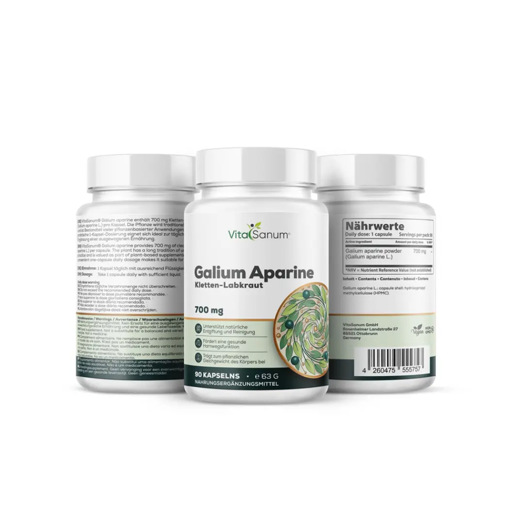 Galium aparine 700 mg - 90 Kapseln — VitaSanum