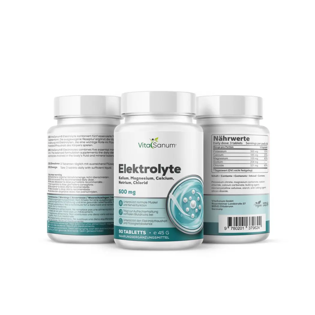 VitaSanum Électrolytes – 90 comprimés — VitaSanum
