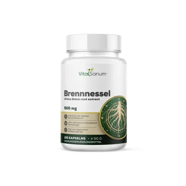 Brennnesselwurzel 1000 mg – 100 Kapseln