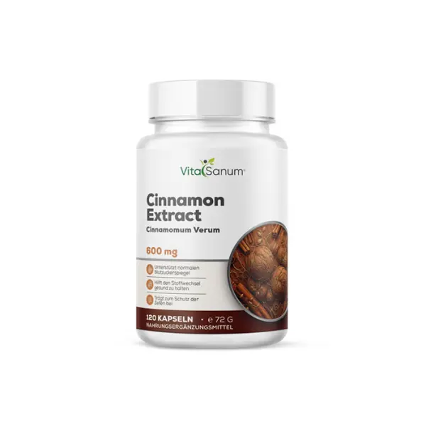 Cannelle de Ceylan 1 200 mg – 120 gélules