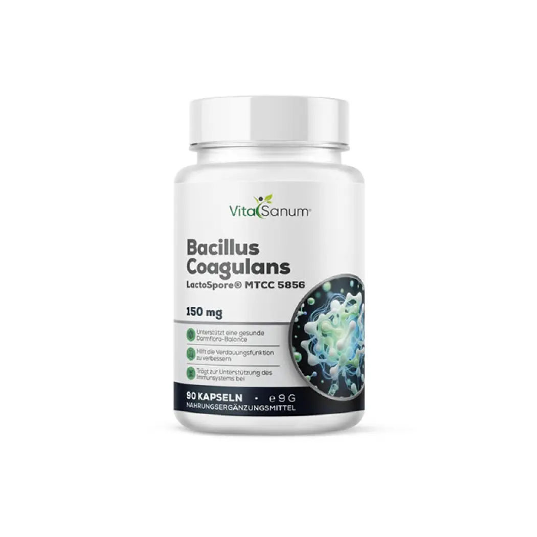 Probiotique Bacillus coagulans LactoSpore® 150 mg - 60 gélules — VitaSanum