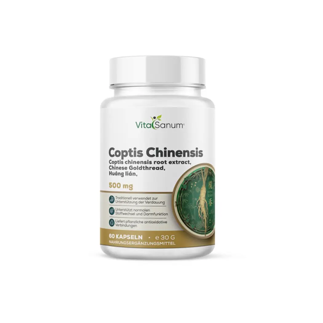 Coptis Chinensis 500 mg - 60 Kapseln — VitaSanum