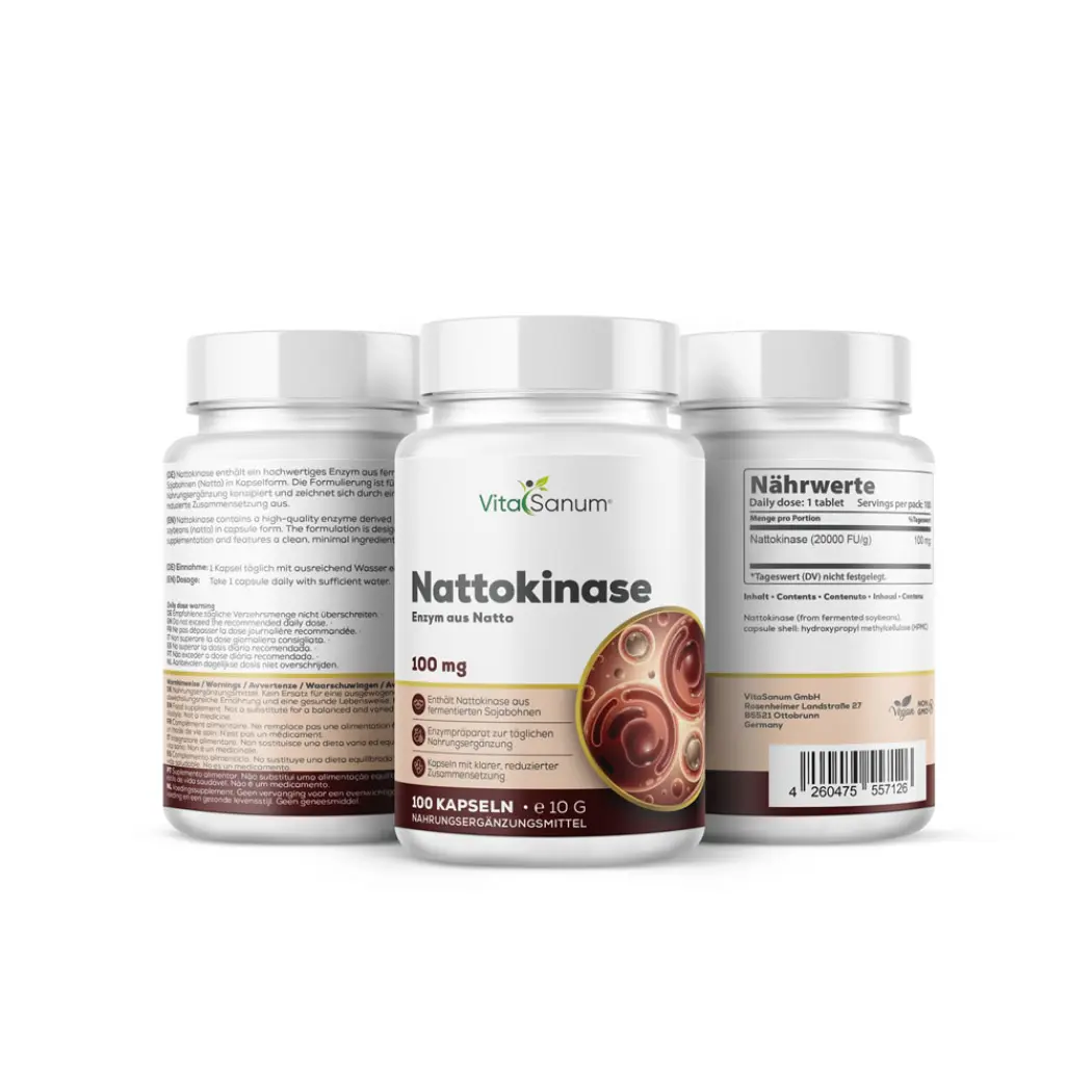 VitaSanum Nattokinase 100 mg – 100 gélules — VitaSanum