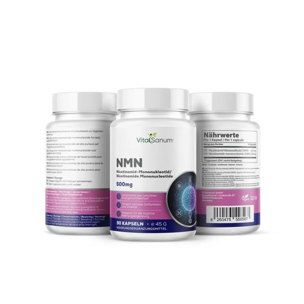 NMN 500 mg – Nicotinamid-Mononukleotid — VitaSanum