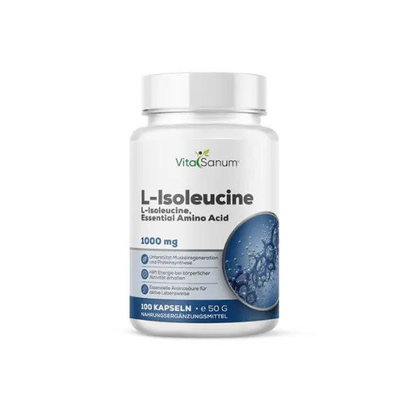 L-Isoleucin 1000 mg – 100 Kapseln