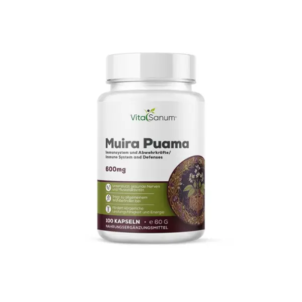 Muira puama 600 mg – 100 gélules