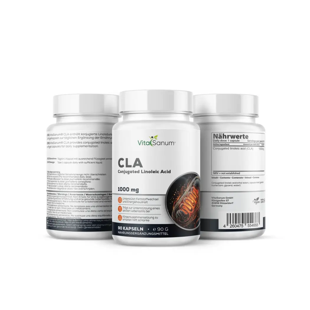 VitaSanum Acide linoléique conjugué 1000 mg – 90 capsules molles — VitaSanum