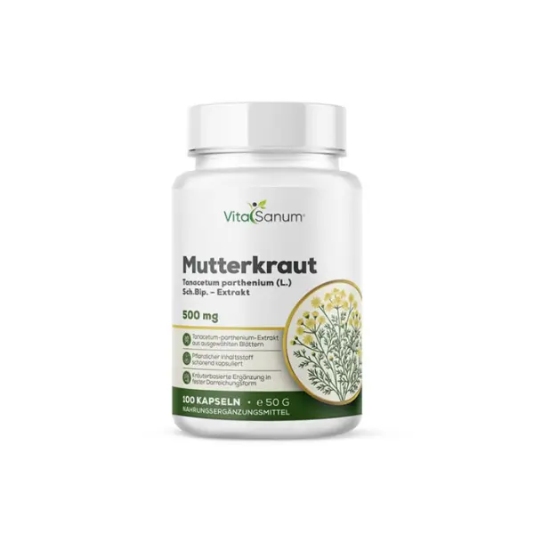 Mutterkraut 500 mg 100 Kapseln
