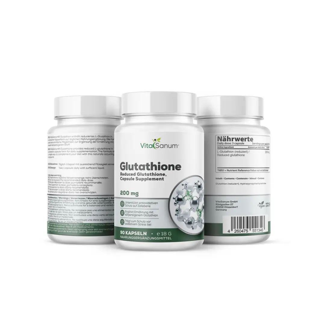 VitaSanum Glutathion 200 mg – 90 gélules — VitaSanum