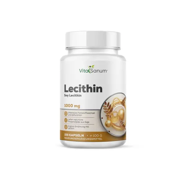 Lécithine de soja 1000 mg – 100 gélules