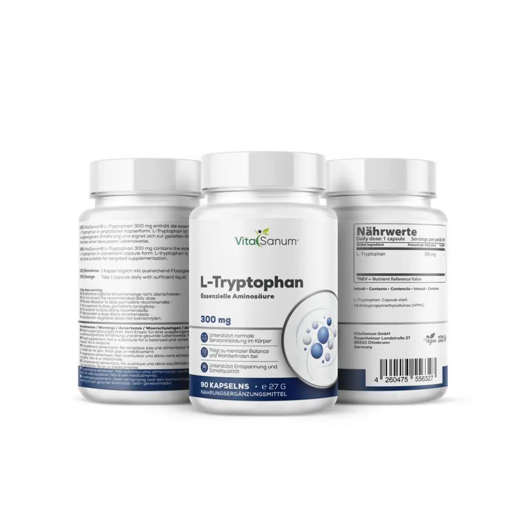 VitaSanum L-Tryptophane 300 mg – 90 gélules — VitaSanum