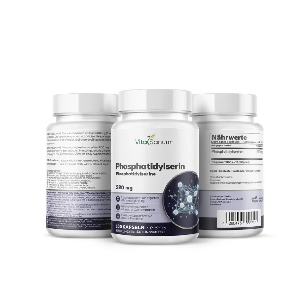 Phosphatidylserin 320 mg - 100 Kapseln — VitaSanum