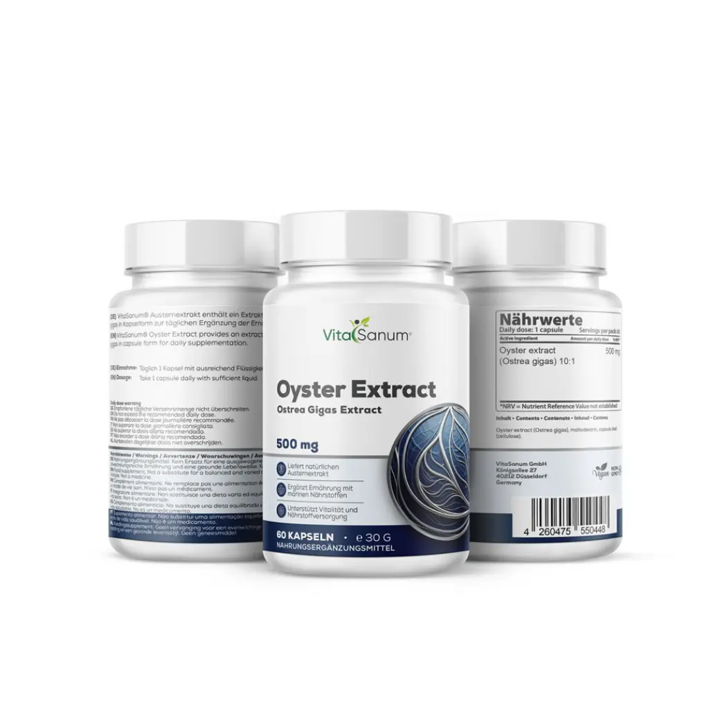 VitaSanum® Austernextrakt 500 mg 60 Kapseln — VitaSanum
