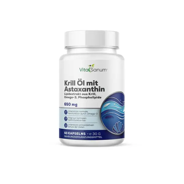 Huile de krill 1000 mg – 60 gélules