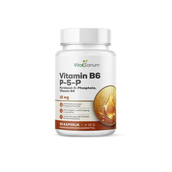 Vitamine B6 P-5-P 12 mg – 60 gélules