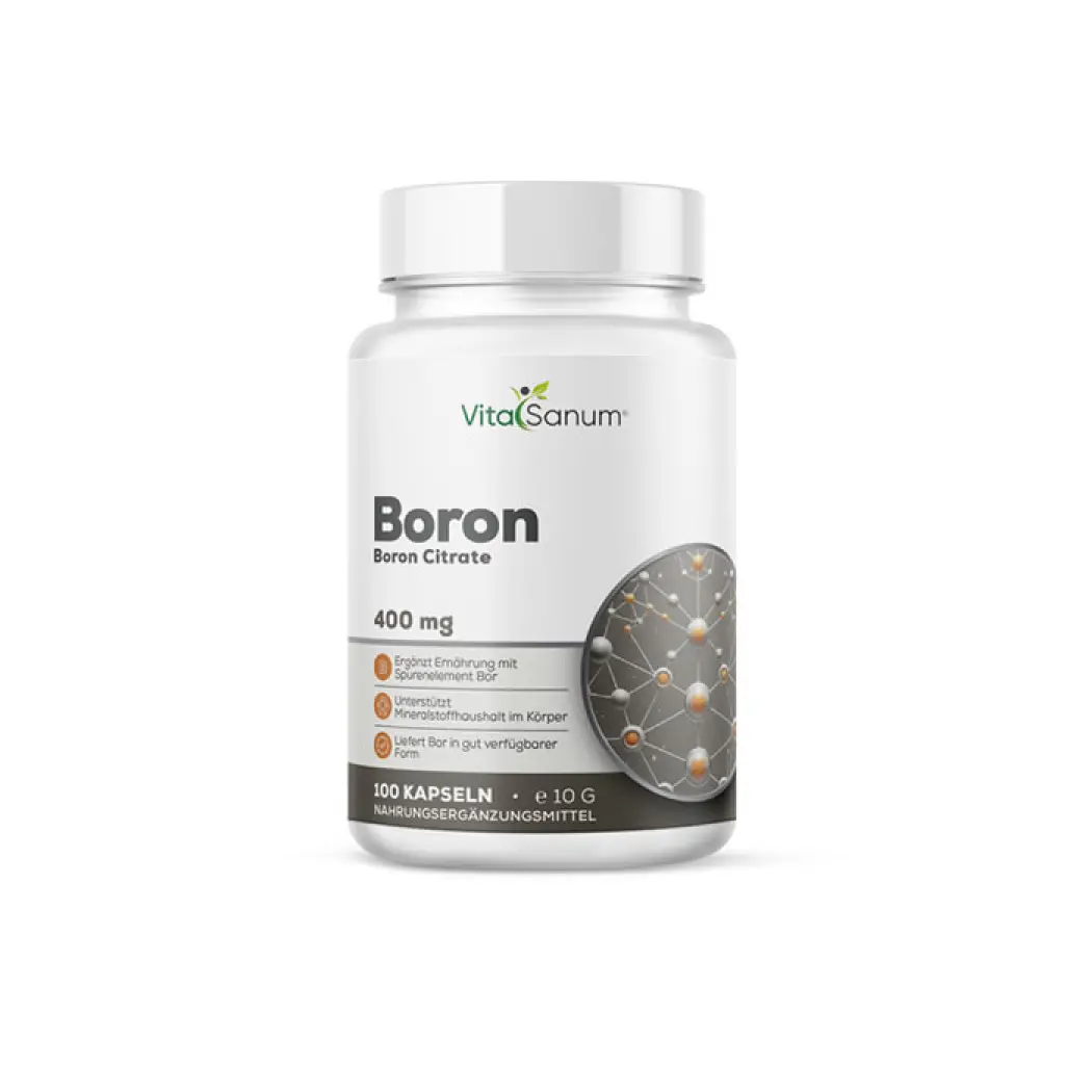 Bor (Boroncitrat) 100 mg - 100 Kapseln — VitaSanum
