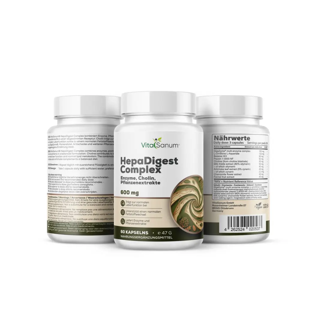 VitaSanum HepaDigest Complex - 60 Kapseln — VitaSanum