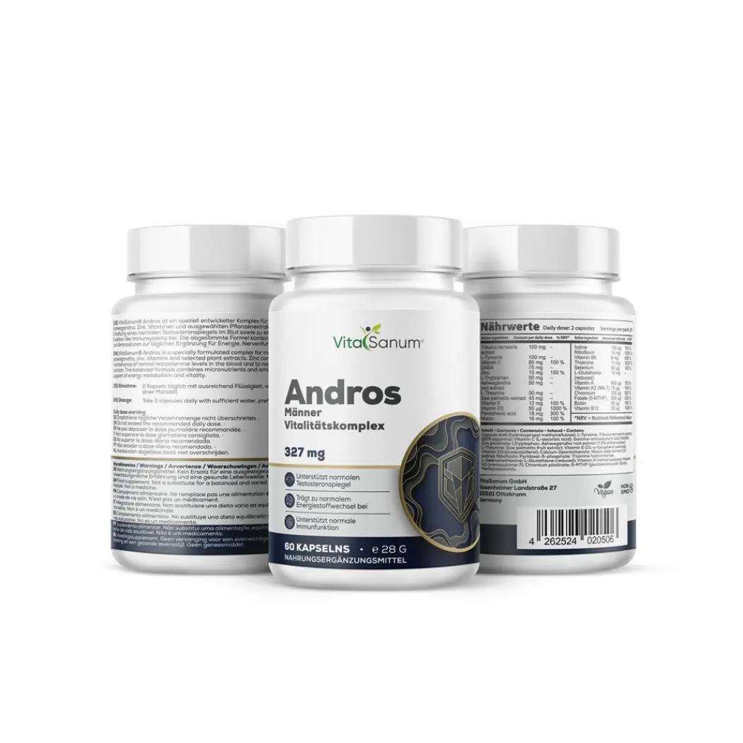VitaSanum Andros - Männer-Vitalitätskomplex - 60 Kapseln — VitaSanum