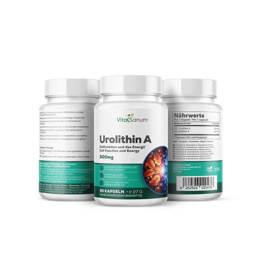 Urolithine A 300 mg - 90 gélules — VitaSanum