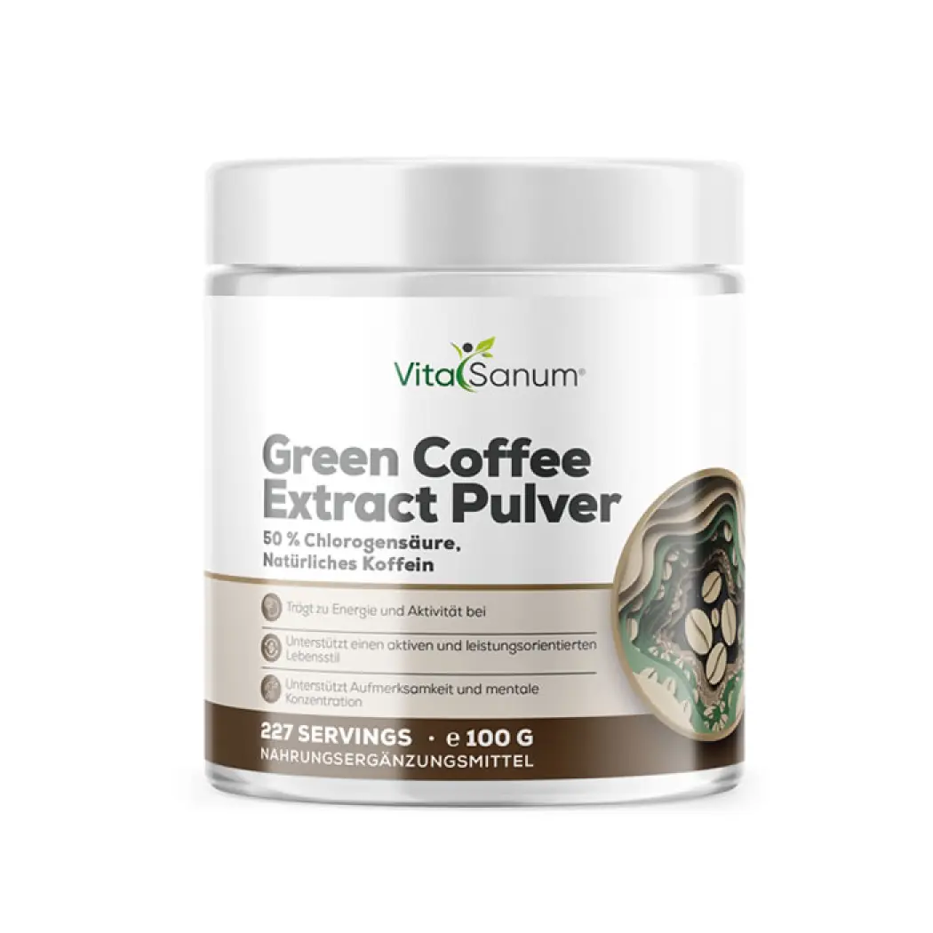 VitaSanum Green Coffee Extract Pulver 50 % Chlorogensäure — VitaSanum