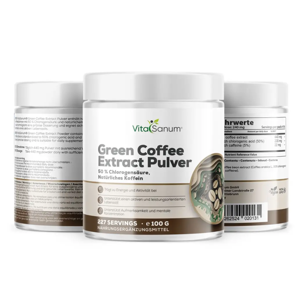 VitaSanum Green Coffee Extract Pulver 50 % Chlorogensäure — VitaSanum