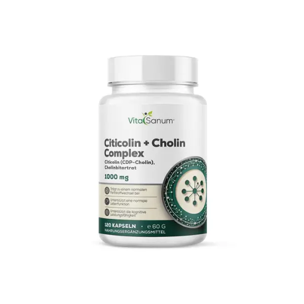 Citicolin + Cholin 1000 mg – 120 Kapseln