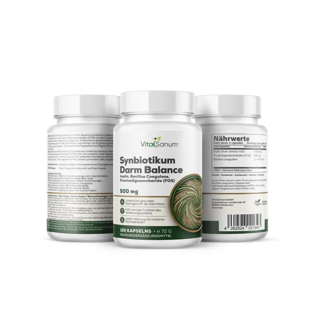 VitaSanum® Synbiotikum Darm Balance Inulin FOS Bacillus coagulans — VitaSanum