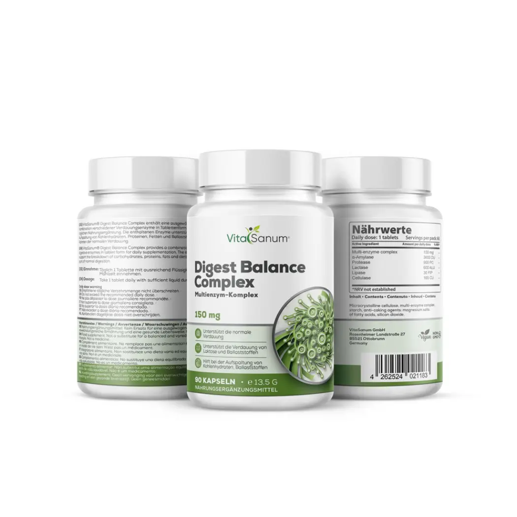 VitaSanum® Digest Balance Complex – Multienzym-Komplex — VitaSanum