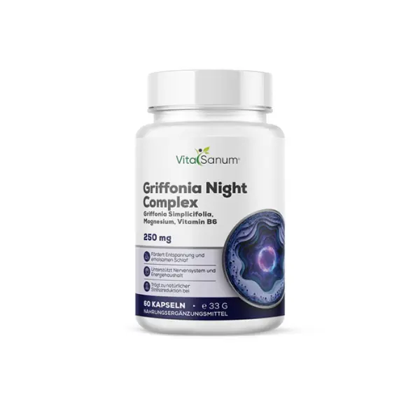 Griffonia Night Complex 100 mg – 60 Kapseln