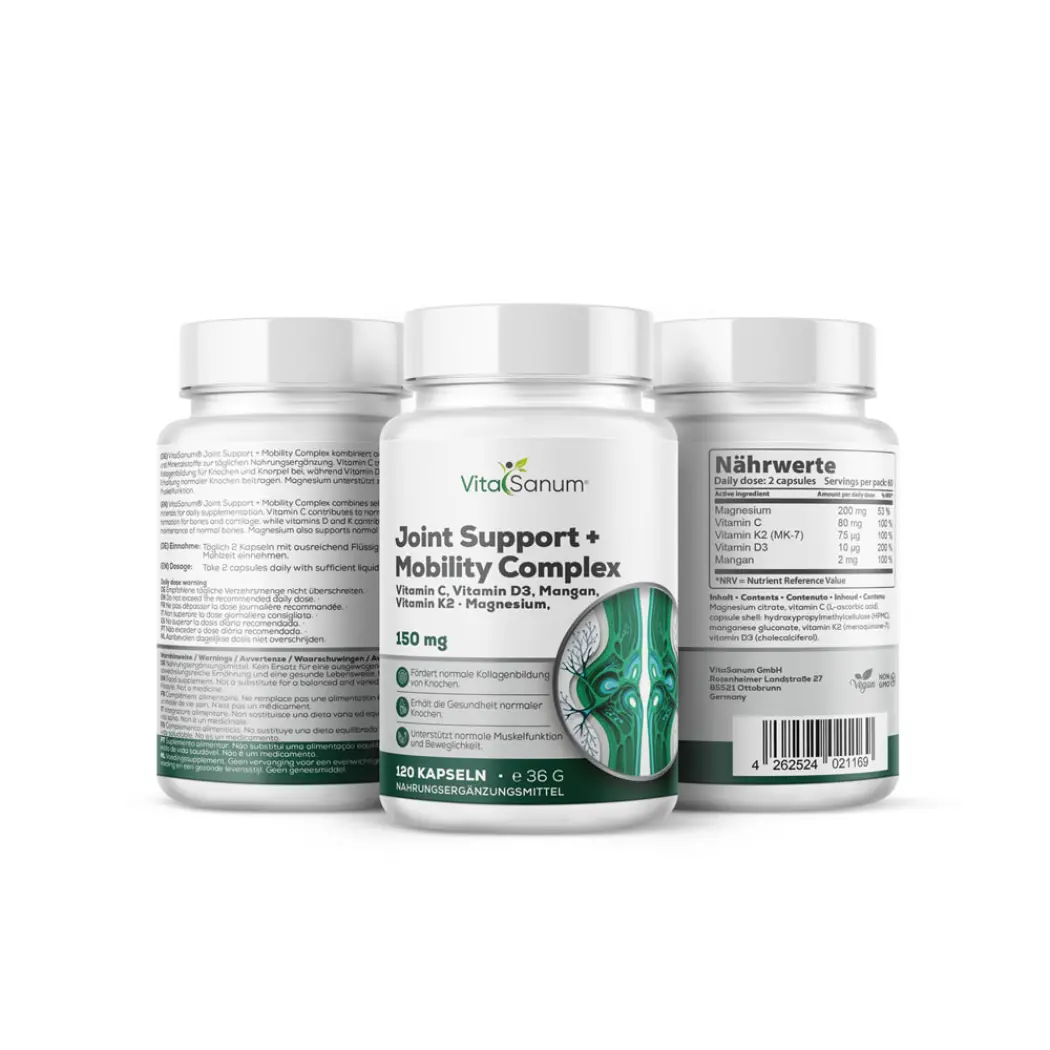 VitaSanum Joint Support + Mobility Complex – 120 Kapseln — VitaSanum