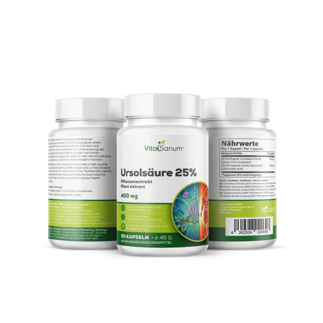VitaSanum® Ursolsäure 25 % aus Rosmarinus officinalis — VitaSanum
