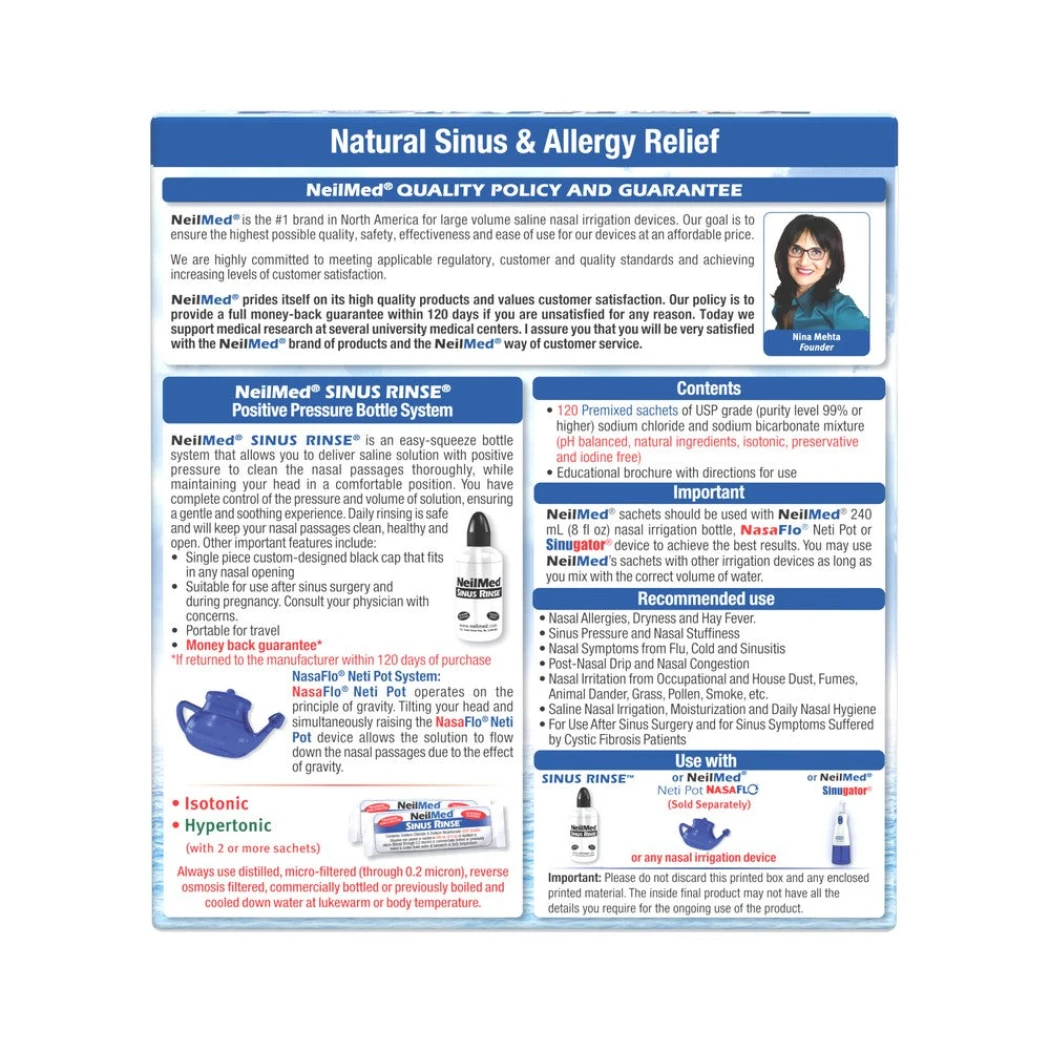 Sinus Rinse® - 120 Beutel — NeilMed®