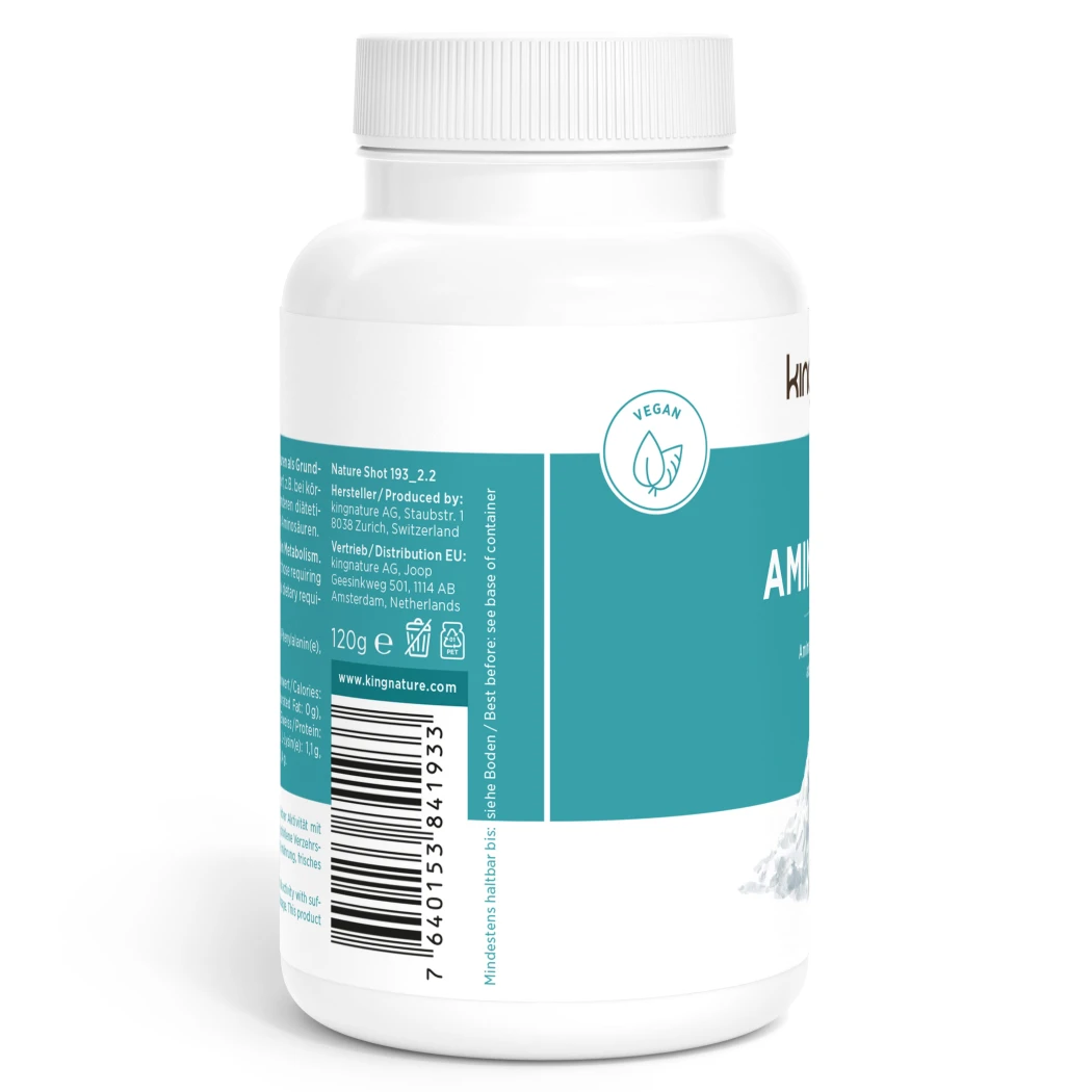 Acides aminés essentiels sans tryptophane – 240 comprimés — kingnature