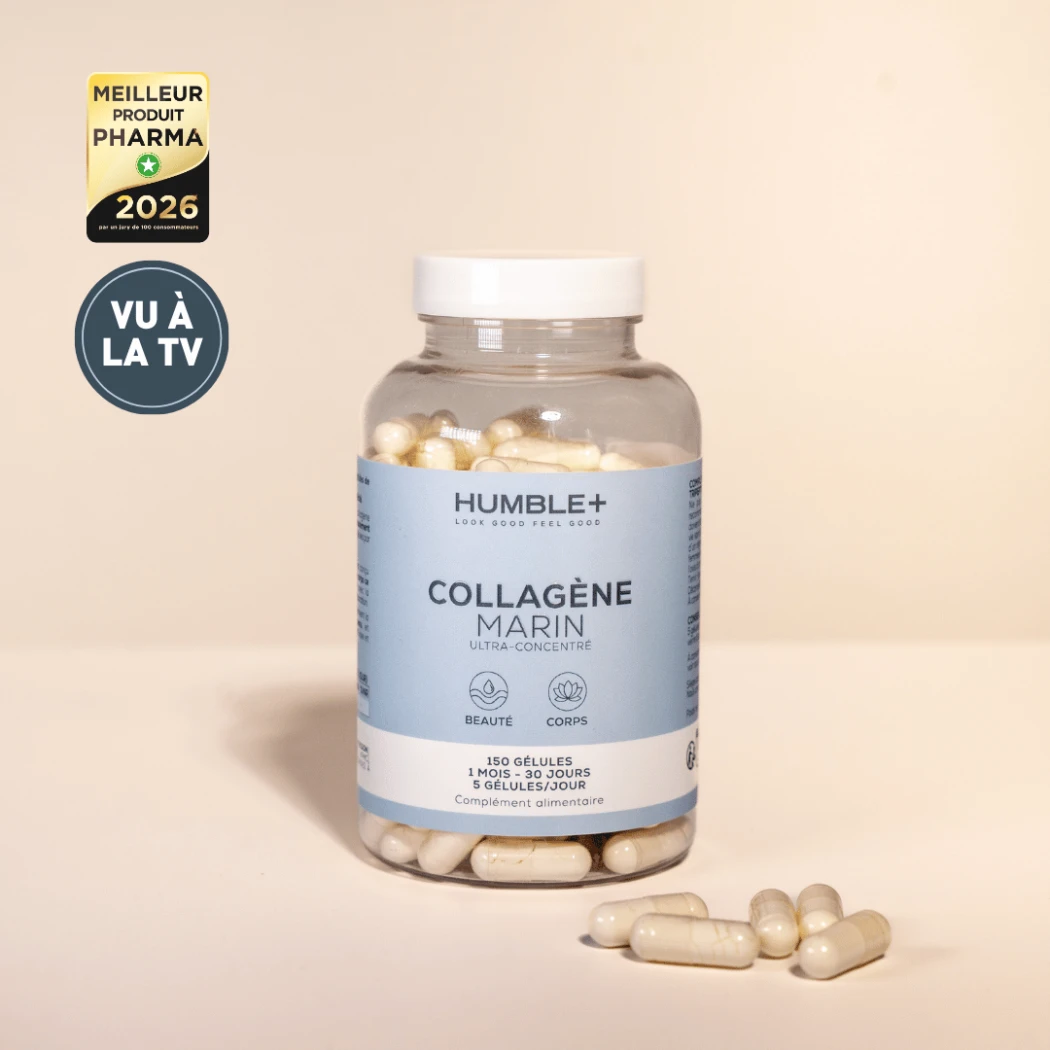 Collagène marin tripeptides 2500 mg – 150 gélules — Humble+