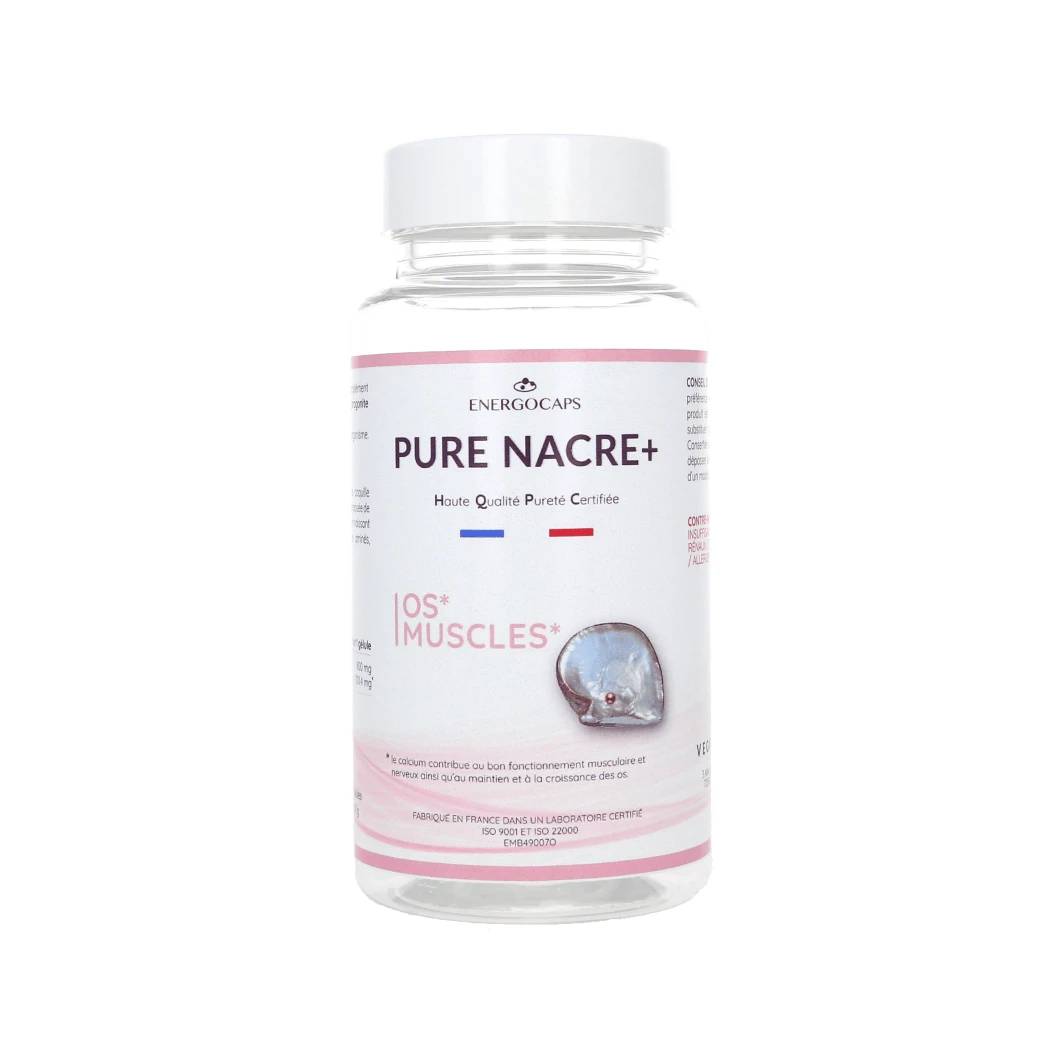 Nacre pure 800 mg - Os, muscles et articulations, 90 gélules — VEGMARINE