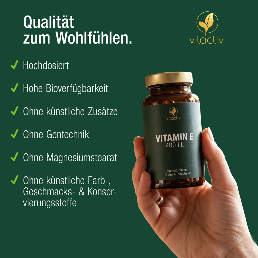 Vitactiv VITAMIN E 400 I.E. — Green Future E-Commerce GmbH