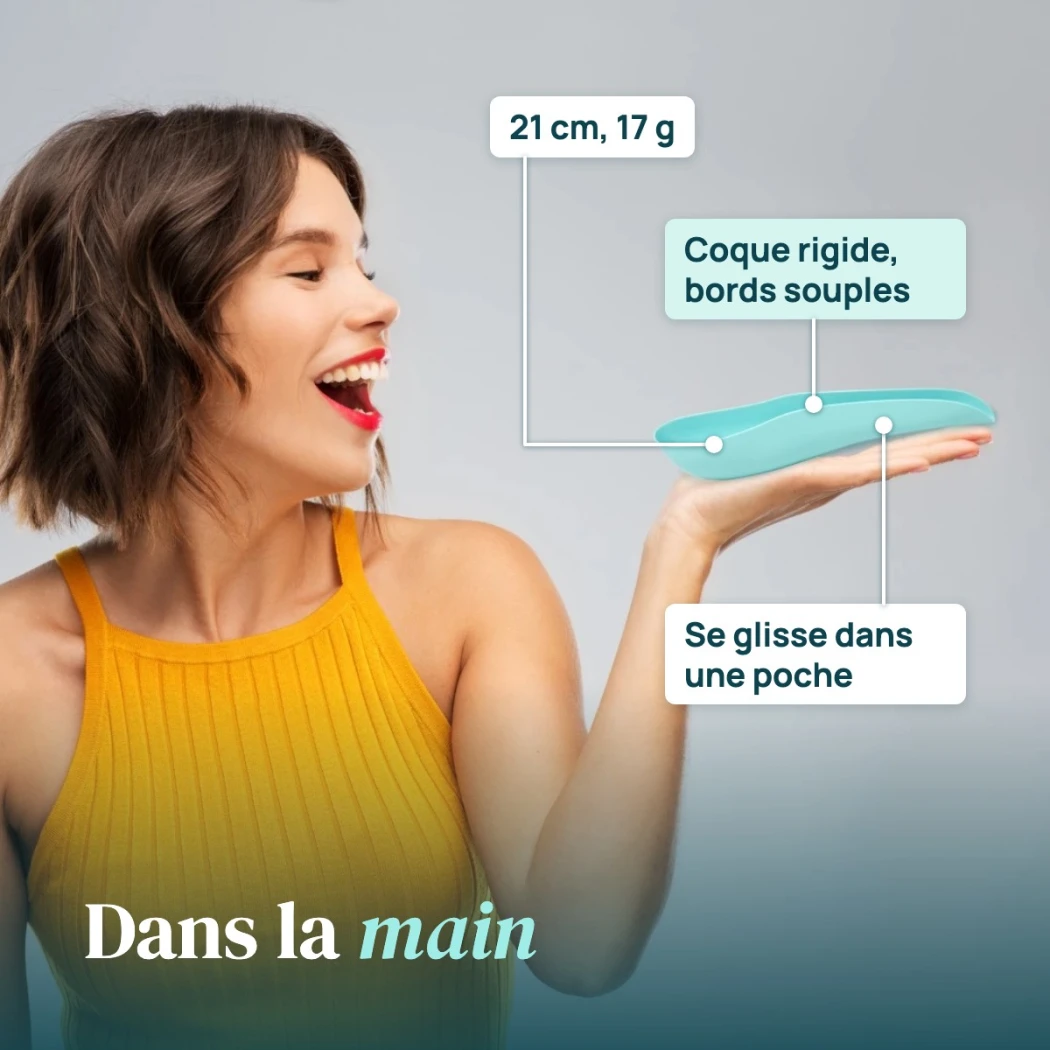 Urinette pisse-debout avec étui coton — La Marinette®