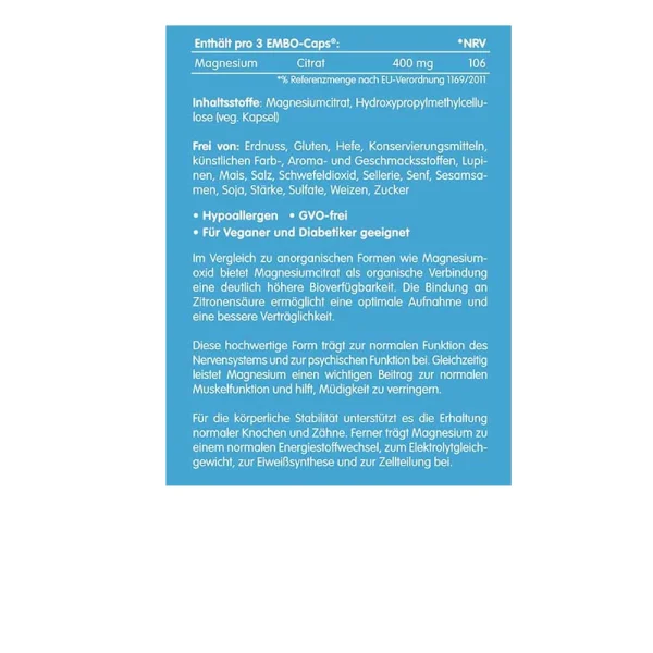 WOSCHA Magnesium Citrat