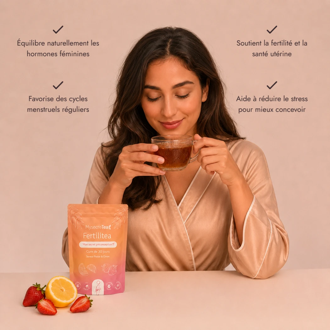 Fertilitea femme, infusion fertilité et cycle — MysecreTea