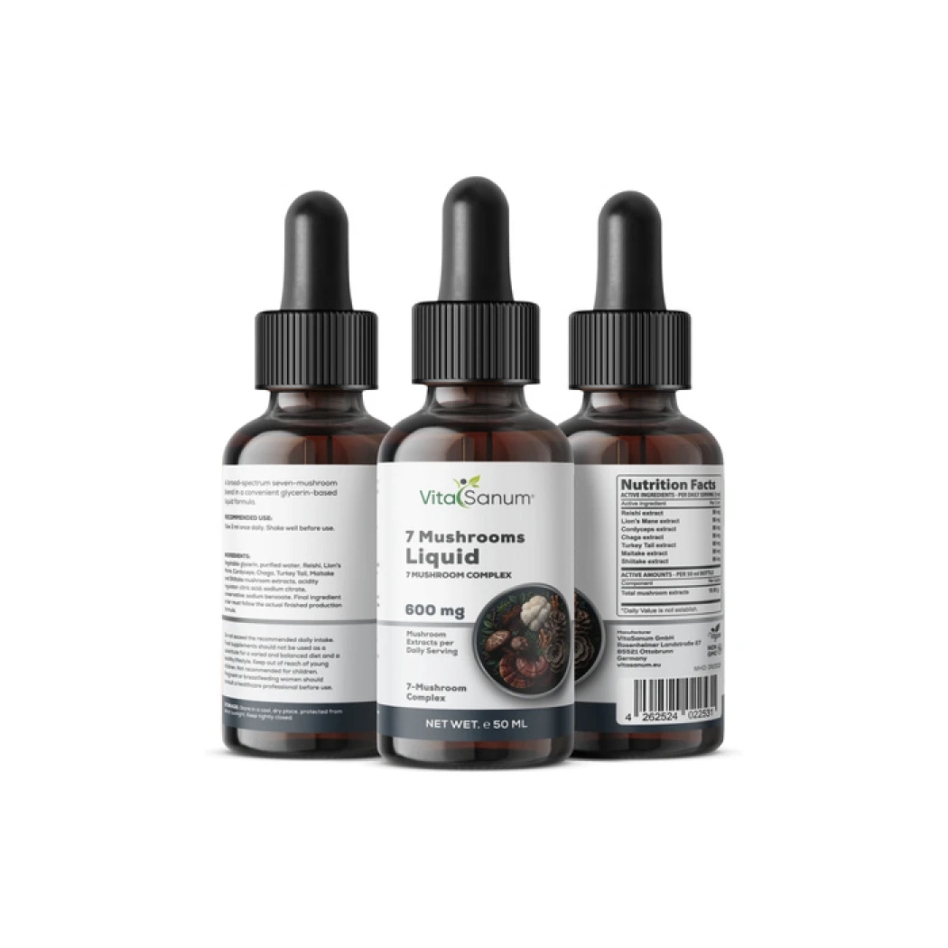 VitaSanum® 7 Mushrooms Liquid, Pilzextrakte flüssig — VitaSanum