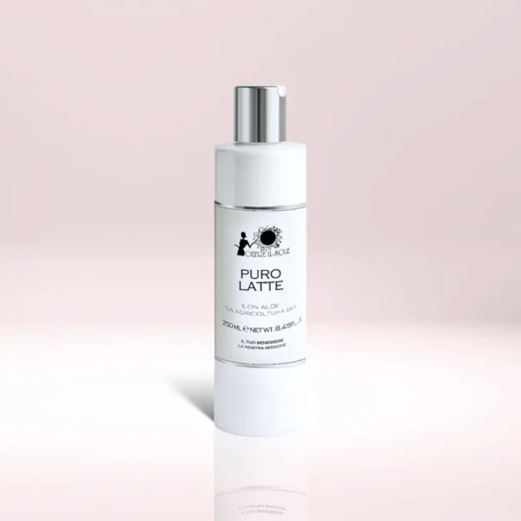 Puro Latte – Leche Limpiadora Facial Suave con Aloe Vera y Aceite de Almendras Dulces – 250 ml — OLTRE IL SOLE