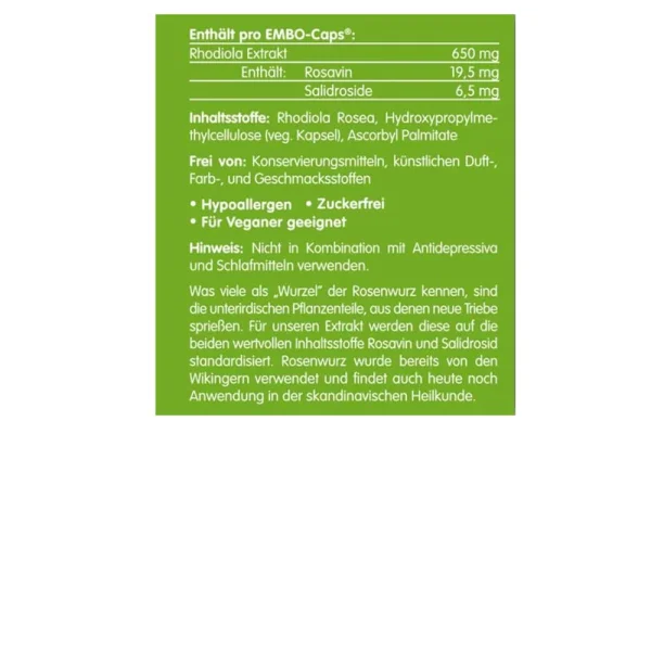 natura felix extrait de rhodiola rosea